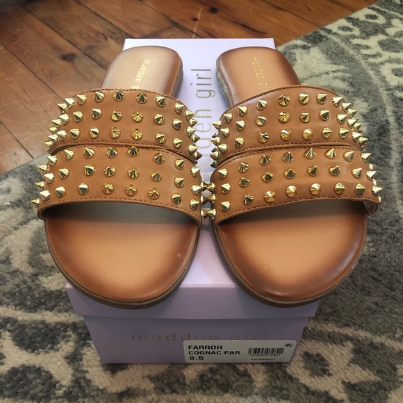 madden girl spiked sandals